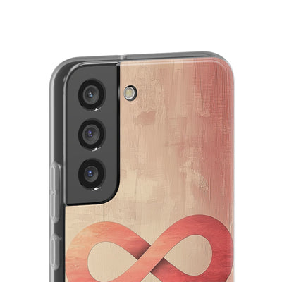 Terracotta Infinity Stroke · Soft Phone Case for Samsung