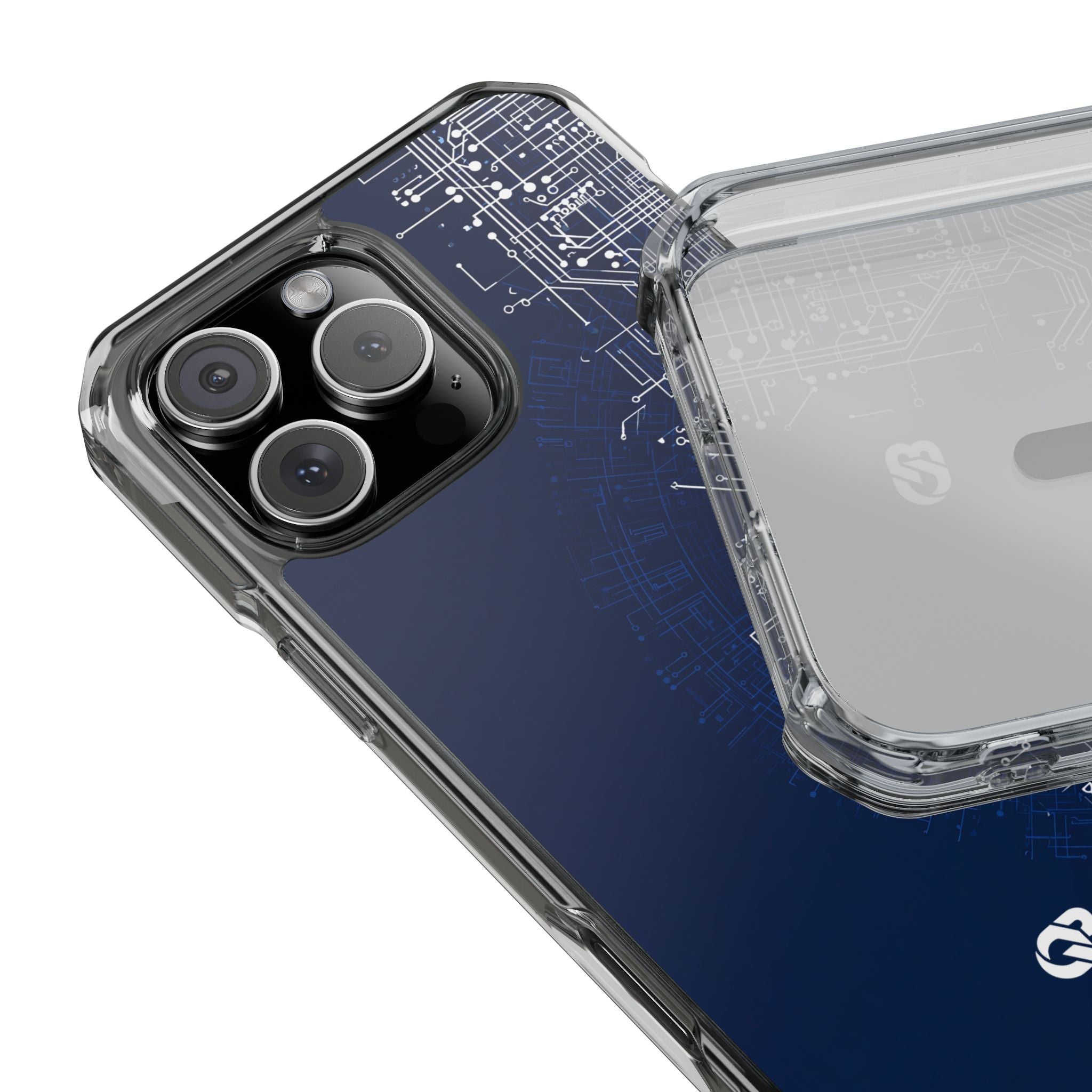 Blue Impact MagSafe Phone Case for iPhone - Cobalt Circuit Logic