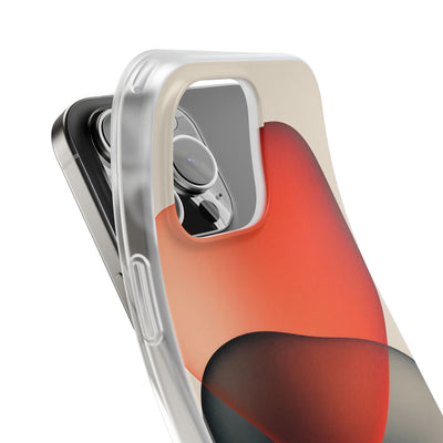 Translucent Crimson Form · Lite Phone Case for iPhone ·  Red