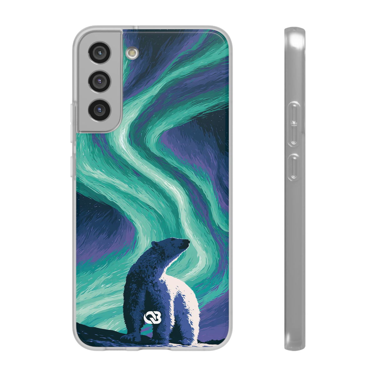 Arctic Aurora Bear · Lite Phone Case for Samsung · Teal