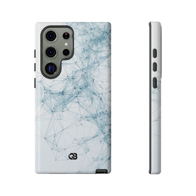 Blue Tough Phone Case for Samsung - Glacial Neural Web