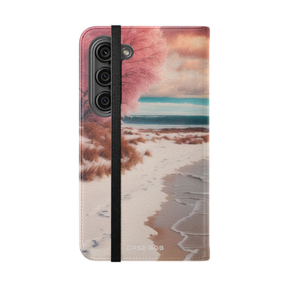 Pink Breeze Tree - Samsung S23 Case - Wallet