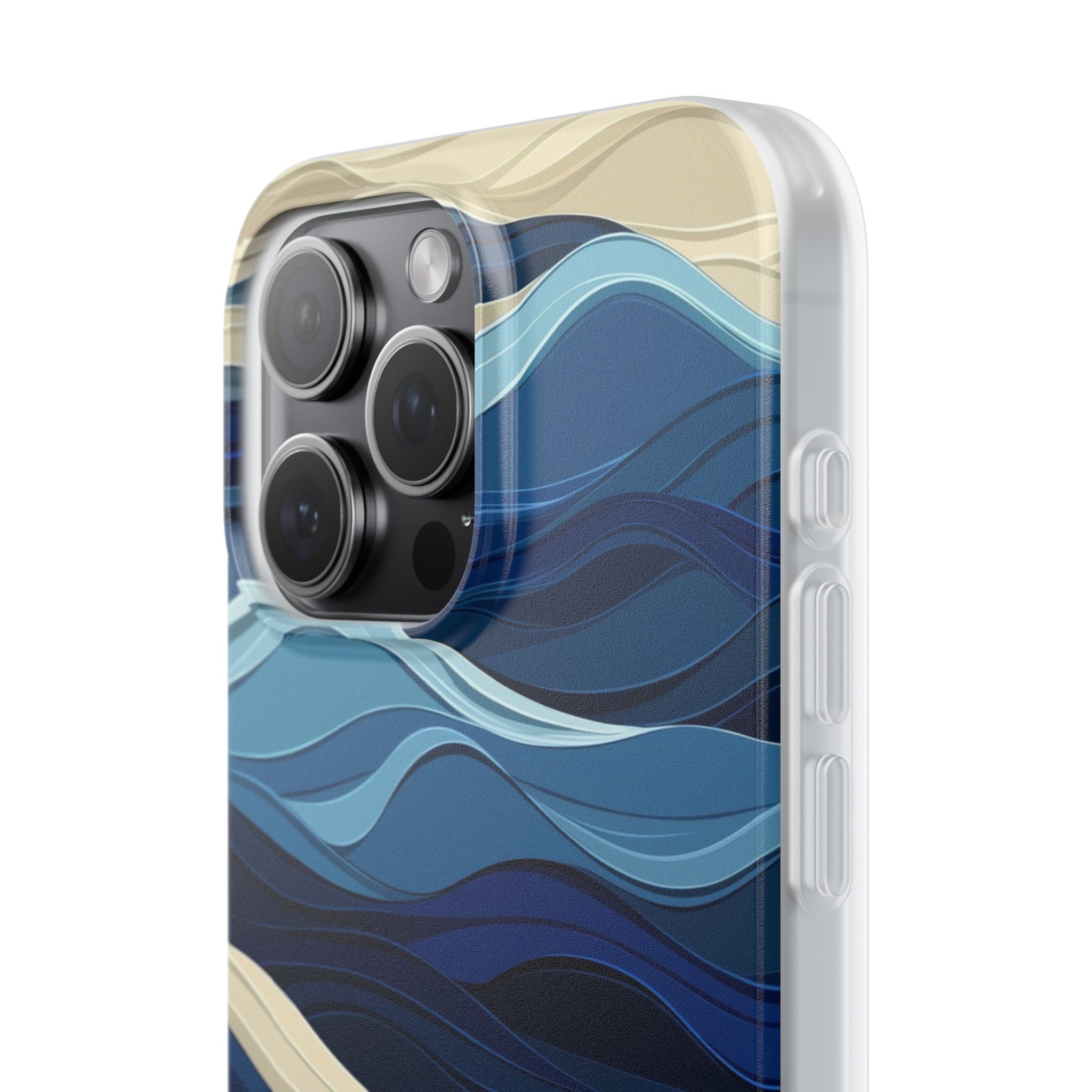 Ocean Rhythm iPhone 15 Pro Max Case - Soft