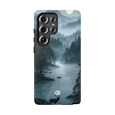 Silent Nordic Fjord · Tough Phone Case for Samsung · Blue