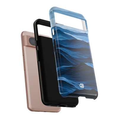 Blue Tough Phone Case for Google Pixel - Cobalt Ridge Tides