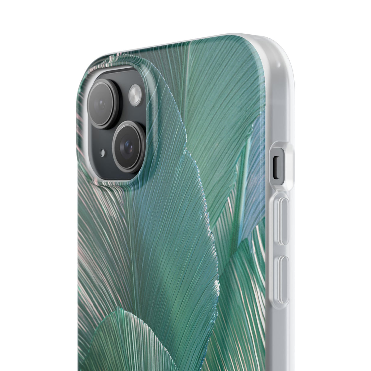 Translucent Fan Palm · Lite Phone Case for iPhone ·  Teal