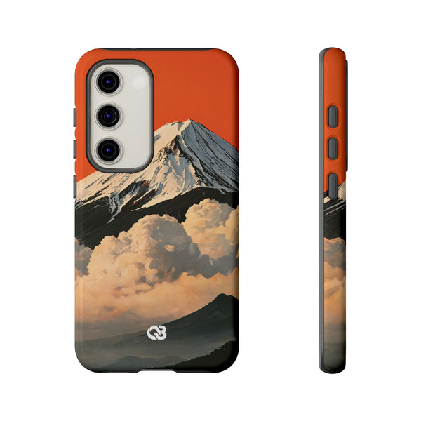 Sacred Peak Fuji · Tough Phone Case for Samsung · Orange