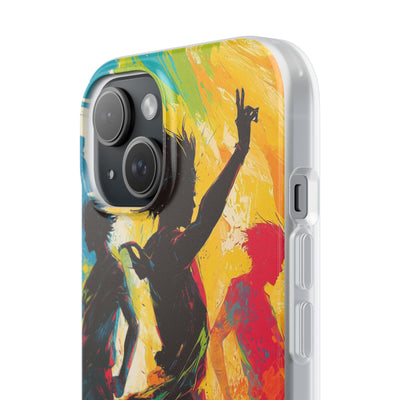 Electric Motion Blur · Soft Phone Case for iPhone