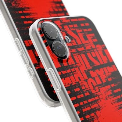 Crimson Redaction · Lite Phone Case for iPhone ·  Black