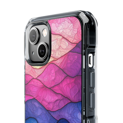 Wavy Vein Gradient iPhone 14 Case - Impact