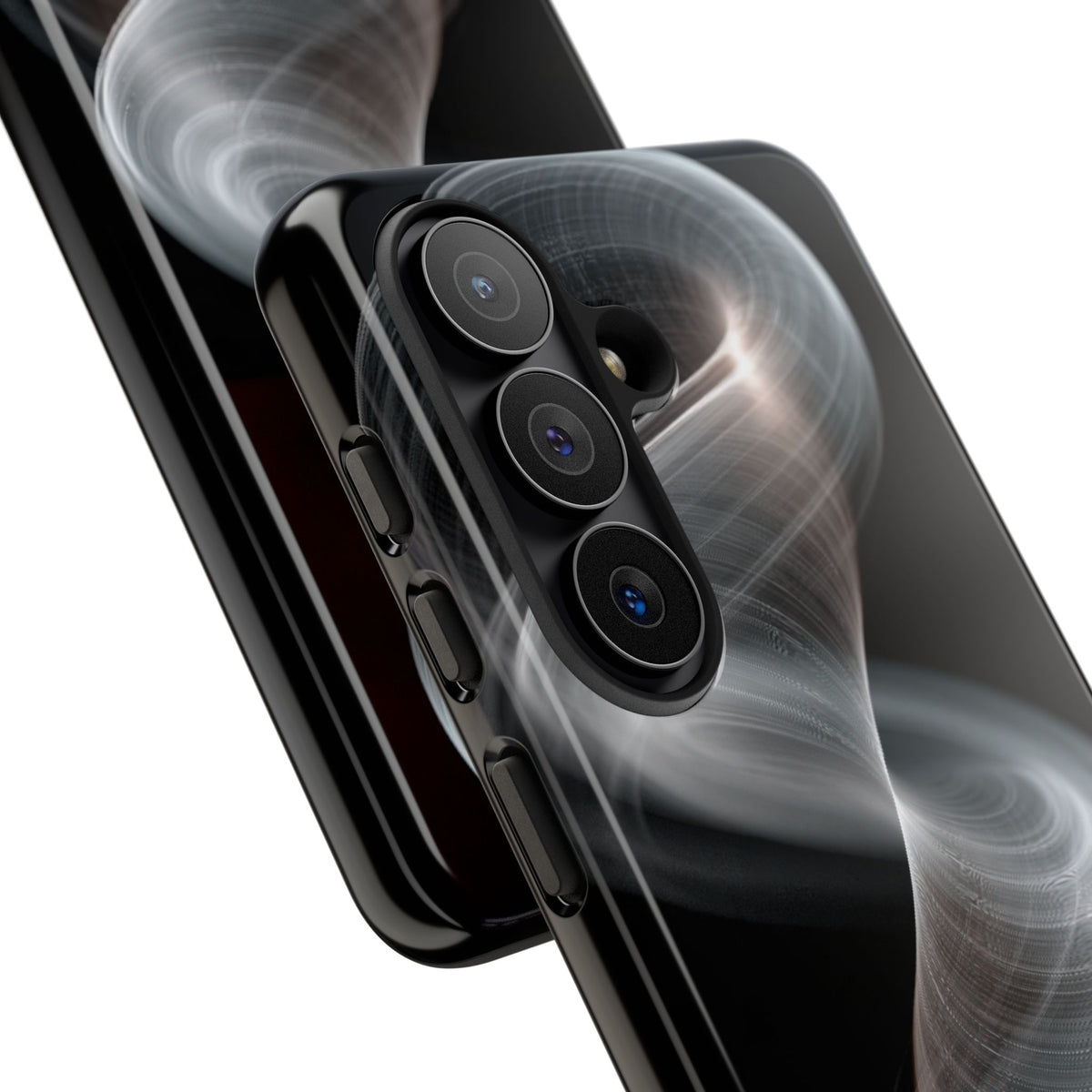 Luminous Vortex · Tough Phone Case for Samsung · Black