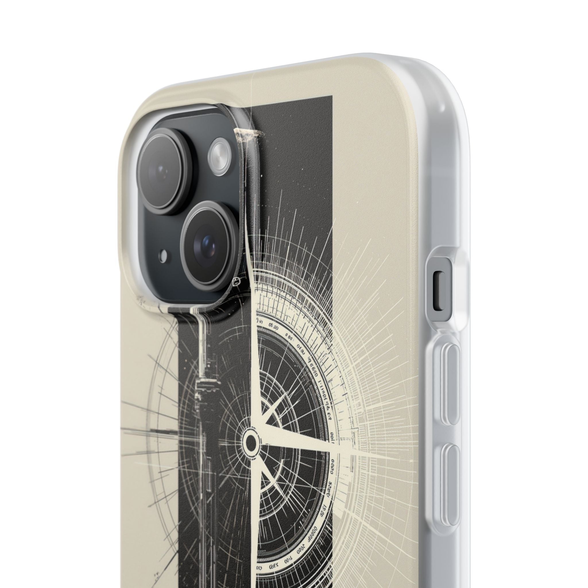 Beige Lite Phone Case for iPhone - Zenith Vector Spire