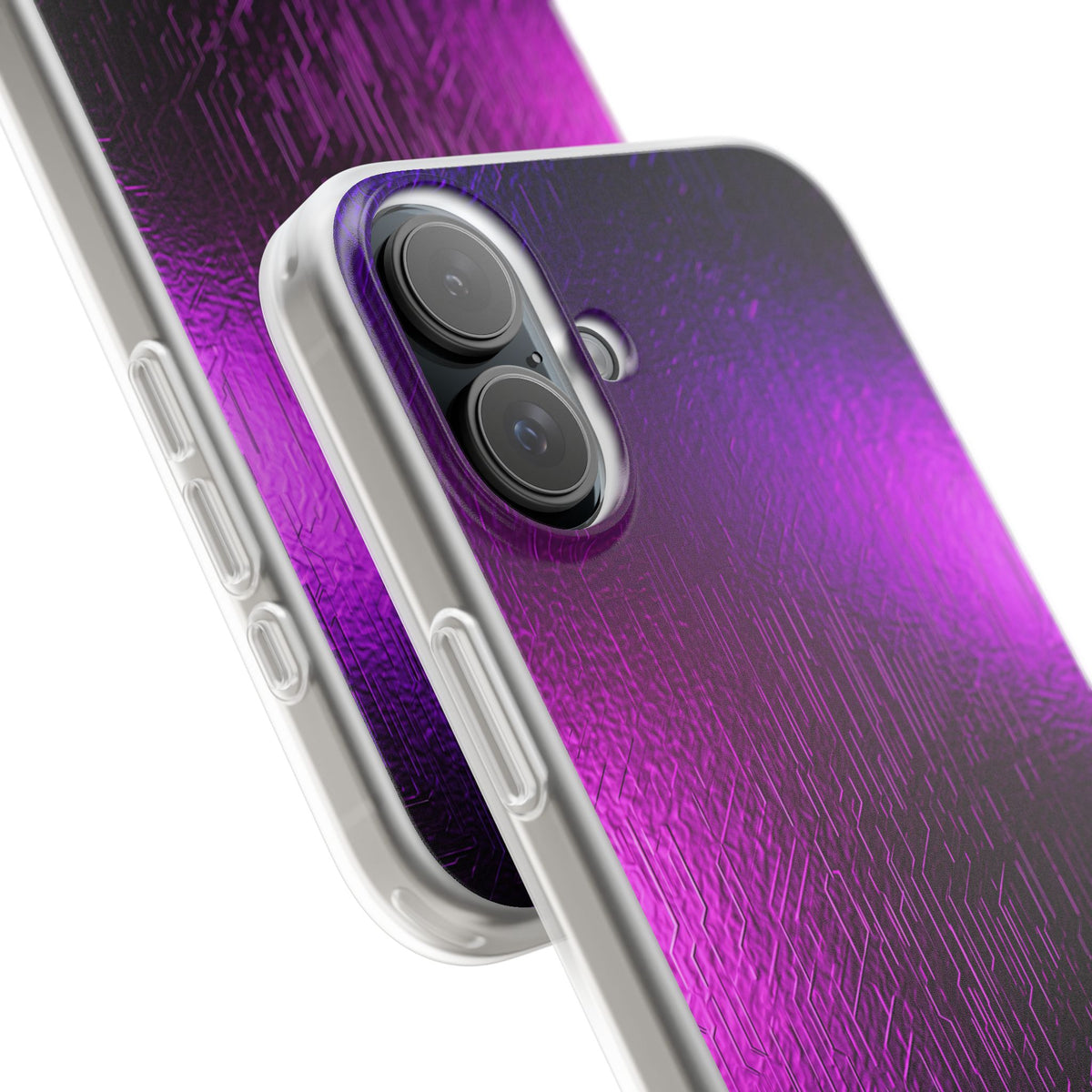 Violet Cyber Circuit · Lite Phone Case for iPhone ·  Purple