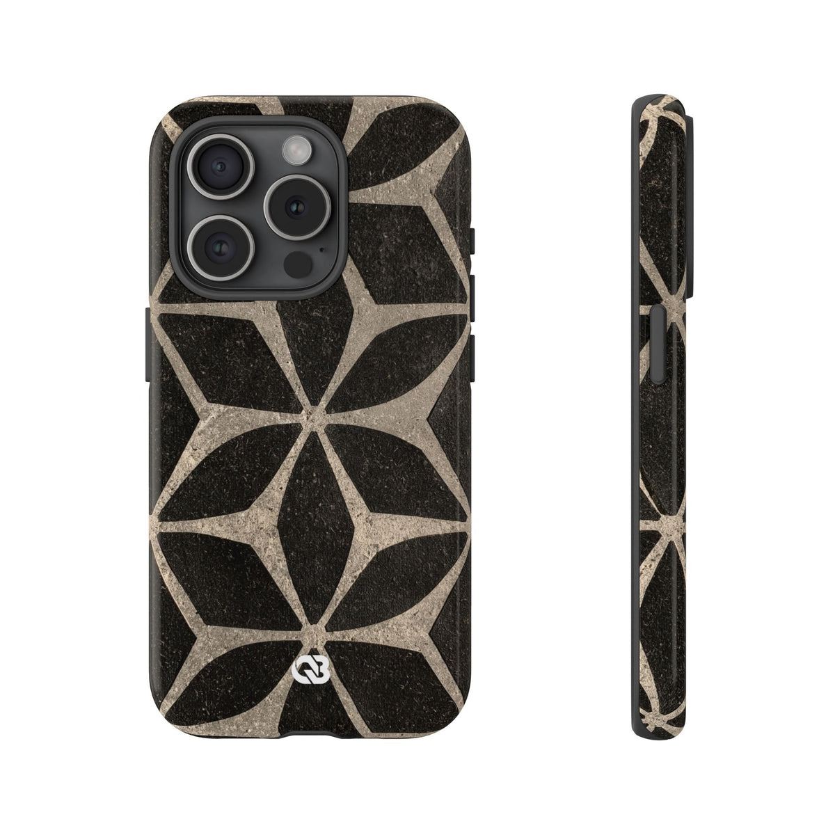 Concrete Mosaic Star · Tough Phone Case for iPhone · Black