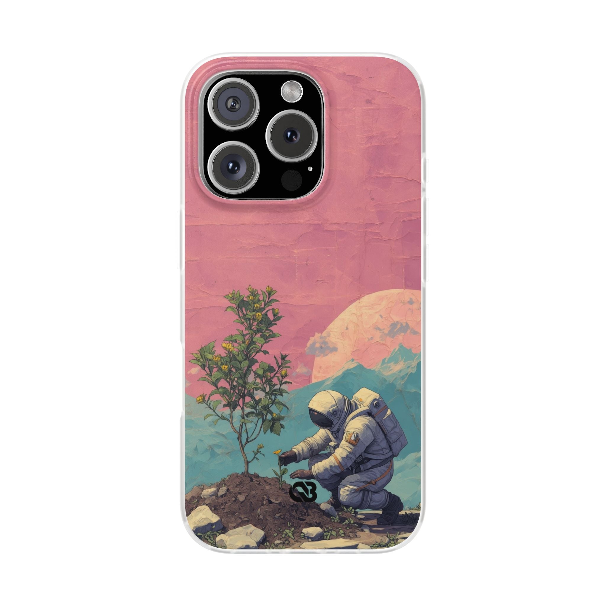 Lunar Pastel Bloom · Soft Phone Case for iPhone