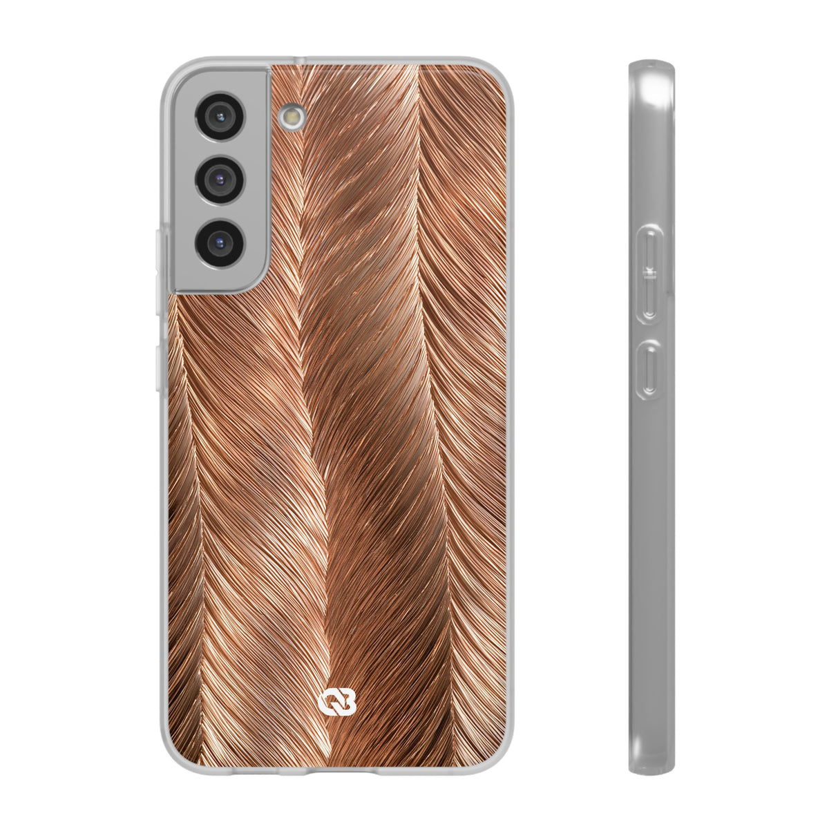 Rose Gold Weave · Lite Phone Case for Samsung · Brown