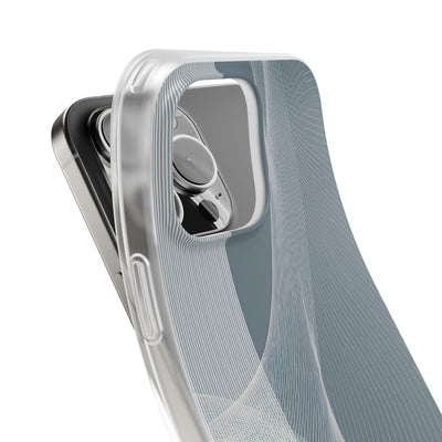 Grey Lite Phone Case for iPhone - Slate Mesh Horizon