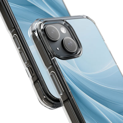 Blue Impact MagSafe Phone Case for iPhone - Arctic Silk Drift