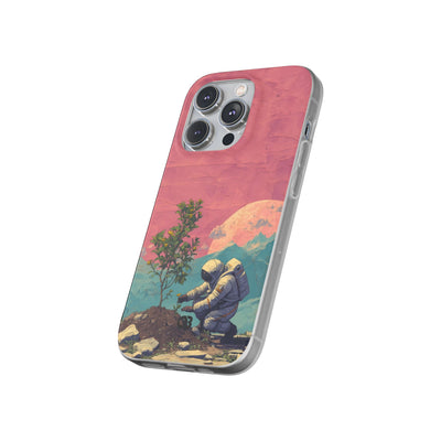 Lunar Pastel Bloom · Soft Phone Case for iPhone