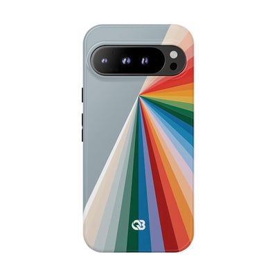 Grey Tough Phone Case for Google Pixel - Slate Prism Burst