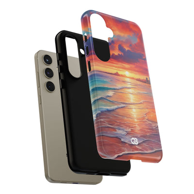 Crimson Shore Horizon · Tough Phone Case for Samsung