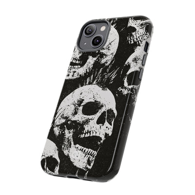 Punk Skull Riot · Tough Phone Case for iPhone · Black