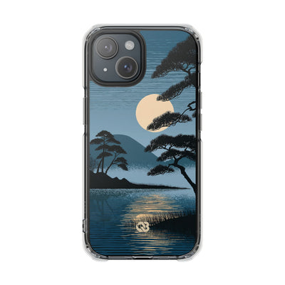 Blue Impact MagSafe Phone Case for iPhone - Midnight Kyoto Pine