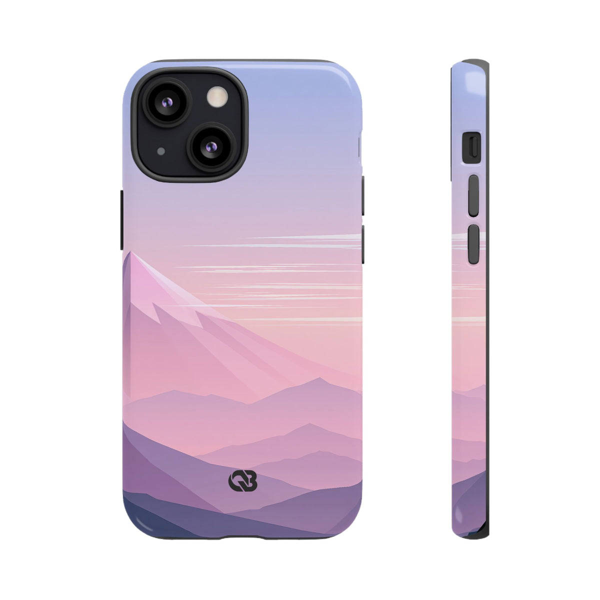 Alpine Twilight · Tough Phone Case for iPhone · Pink