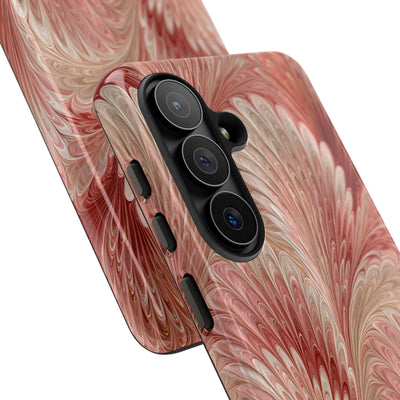 Blush Petal Plume · Tough Phone Case for Samsung · Pink