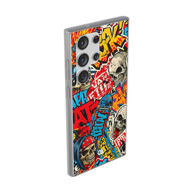 Skate Skull Riot · Lite Phone Case for Samsung · Red