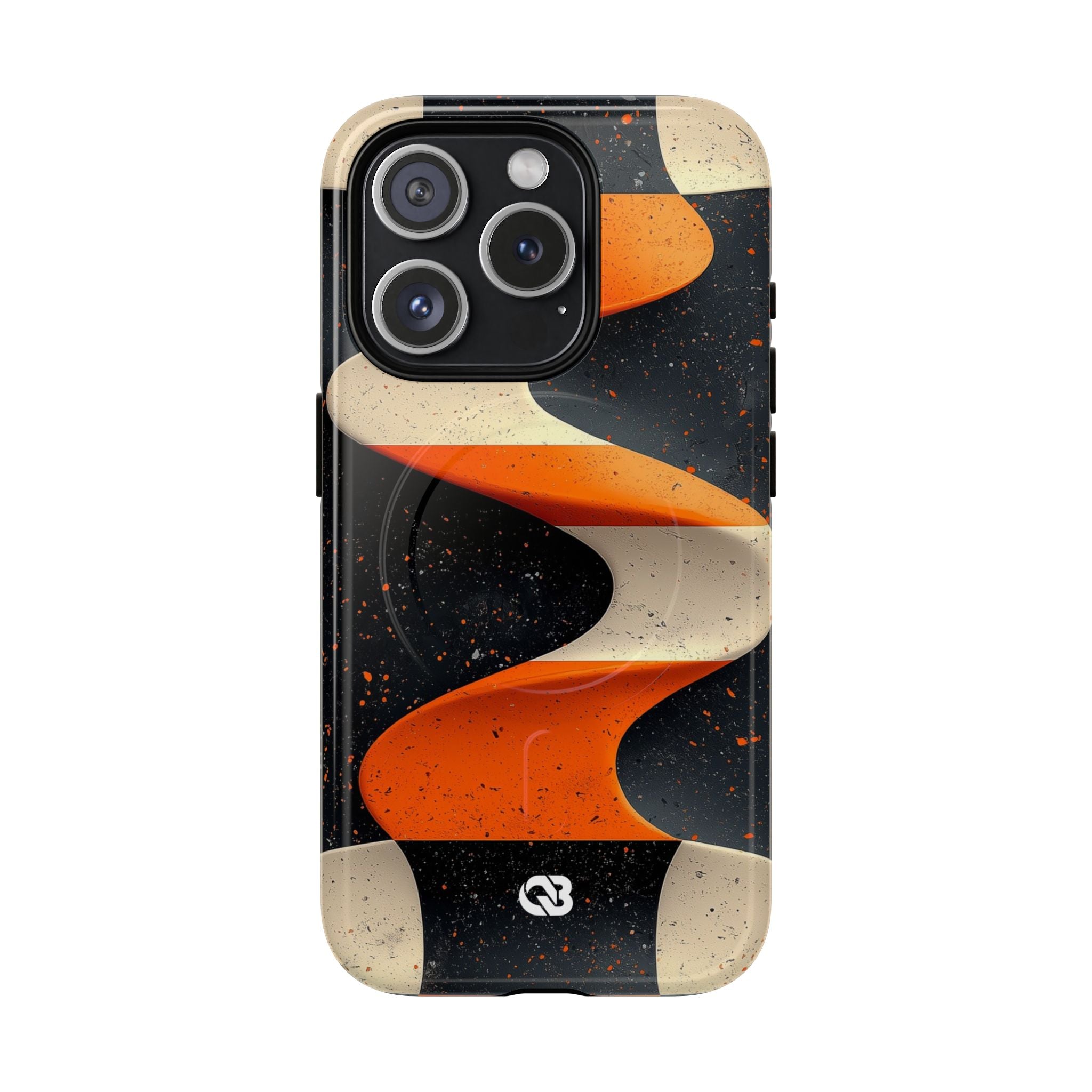 Orange Grit Twist · Tough+ Phone Case for iPhone · Magsafe