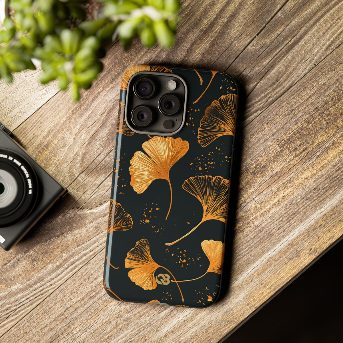 Gilded Ginkgo · Tough Phone Case for iPhone · Gold