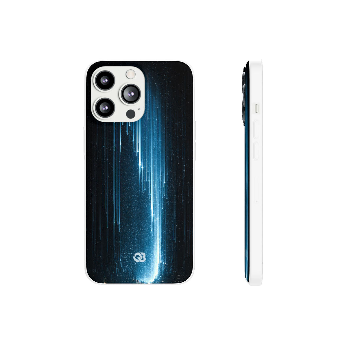 Nocturnal Cascade · Lite Phone Case for iPhone ·  Black