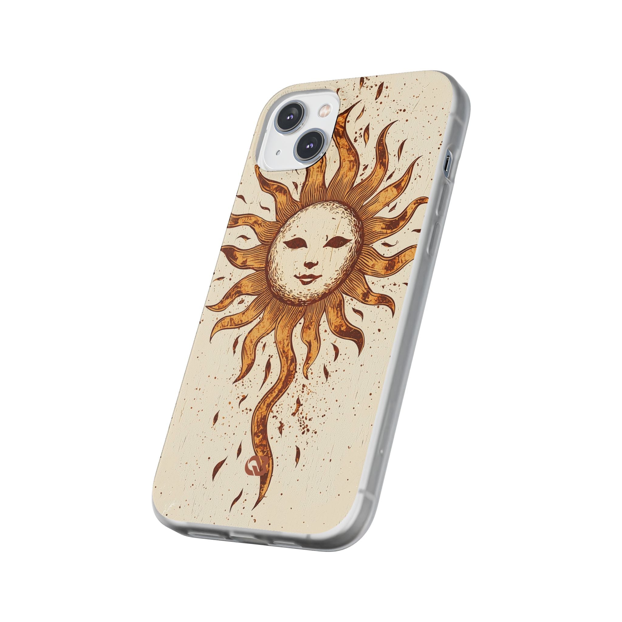 Ρουστίκ Ηλιακή Μάσκα · Soft Θήκη για iPhone