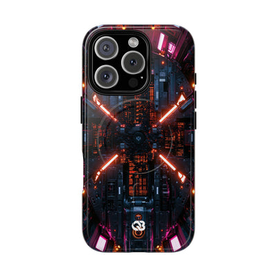 Cybernetic Reactor Core · Tough 2.0 Magnetic Phone Case for iPhone · Black