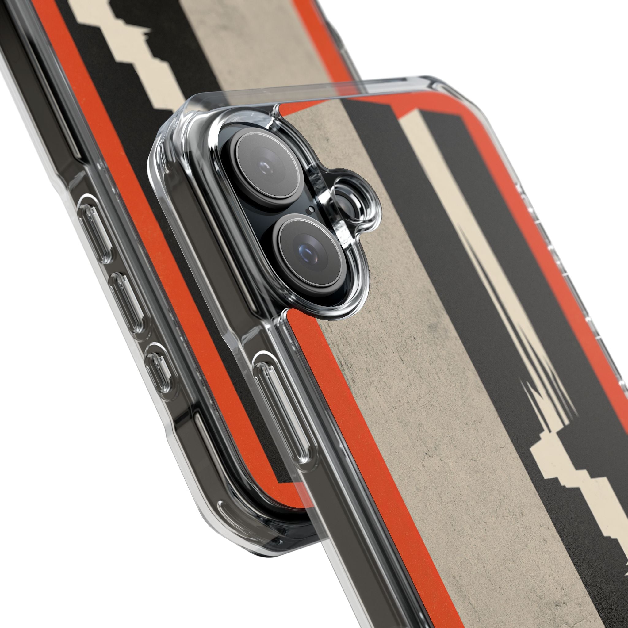 Orange Impact MagSafe Phone Case for iPhone - Orange Monolith Rift