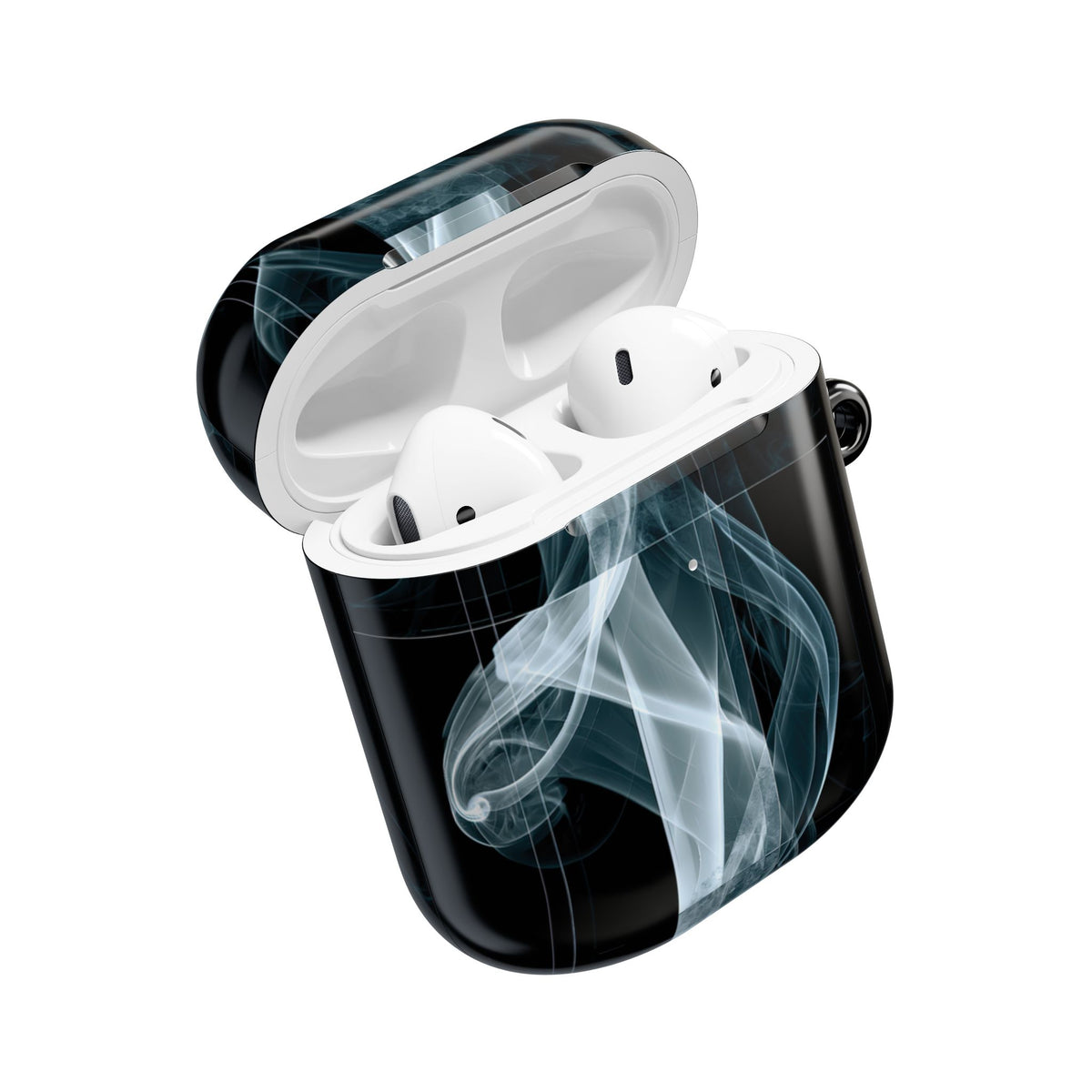Fractured Smoke · Hard Case for AirPods & AirPods Pro · Black