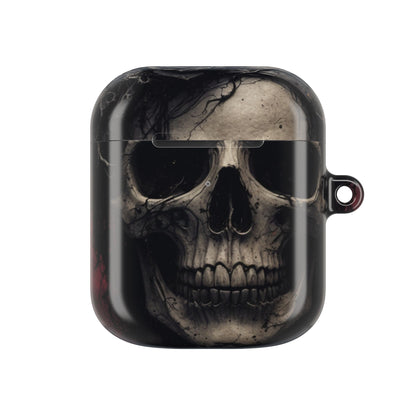 Winged Skull Rose - AirPods Case