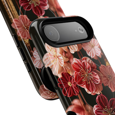 Silk Blossom Kanzashi · Tough 2.0 Magnetic Phone Case for iPhone · Pink