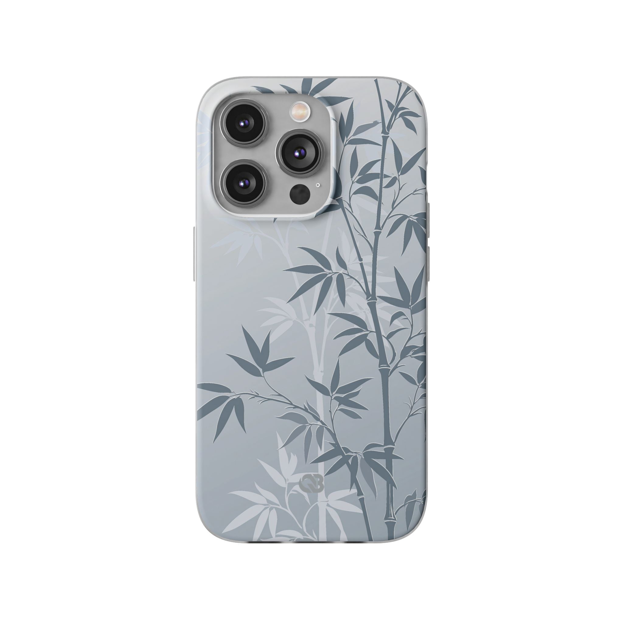 Blue Lite Phone Case for iPhone - Slate Bamboo Shadow