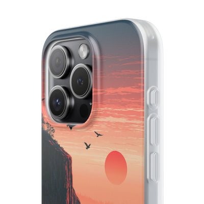 Orange Lite Phone Case for iPhone - Crimson Ridge Flight