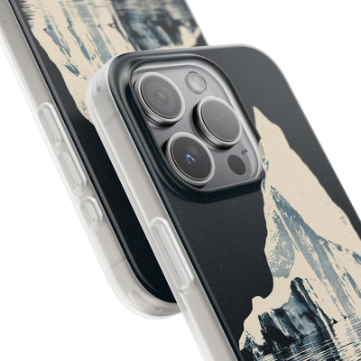 Blue Lite Phone Case for iPhone - Frozen Navy Monolith