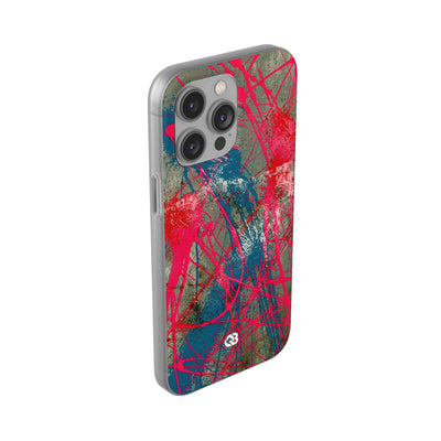 Neon Static Drip · Lite Phone Case for iPhone ·  Pink