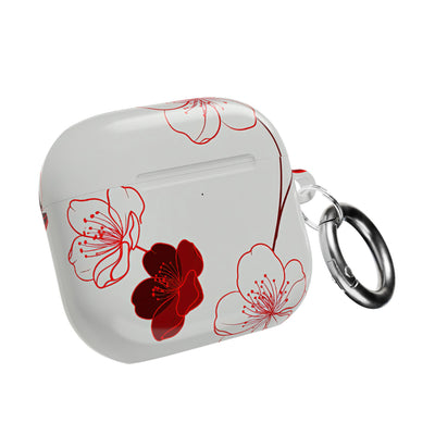 Crimson Sakura Blossom · Hard Case for AirPods & AirPods Pro · Red