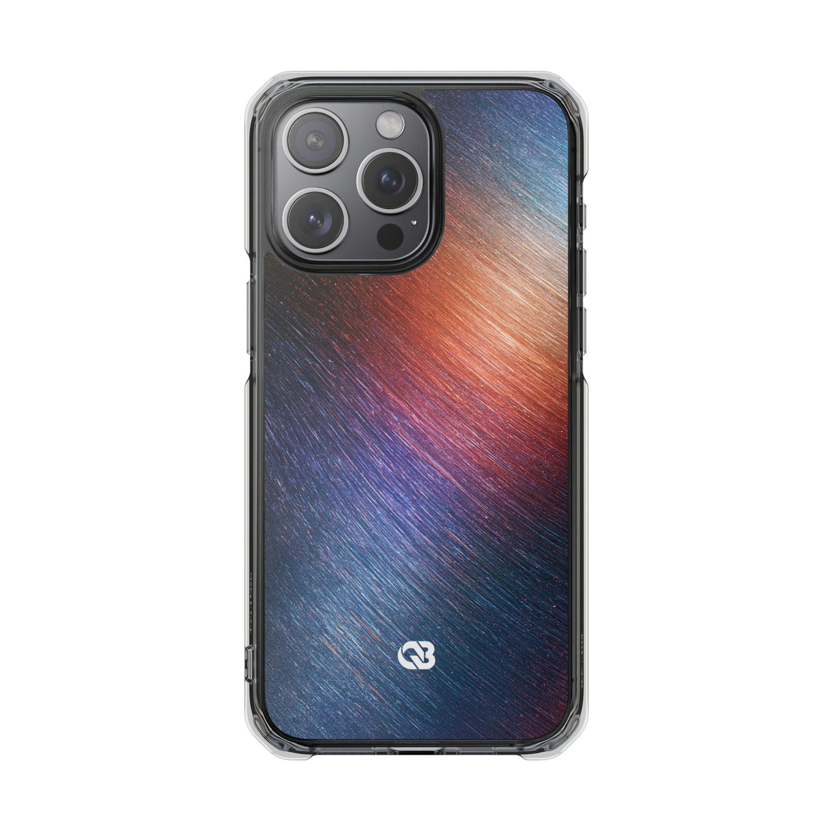 Radiant Energy Stream · Clear Impact Magnetic Phone Case for iPhone · Blue