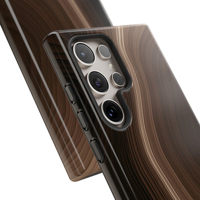 Brown Tough Phone Case for Samsung - Bronzed Canyon Relief