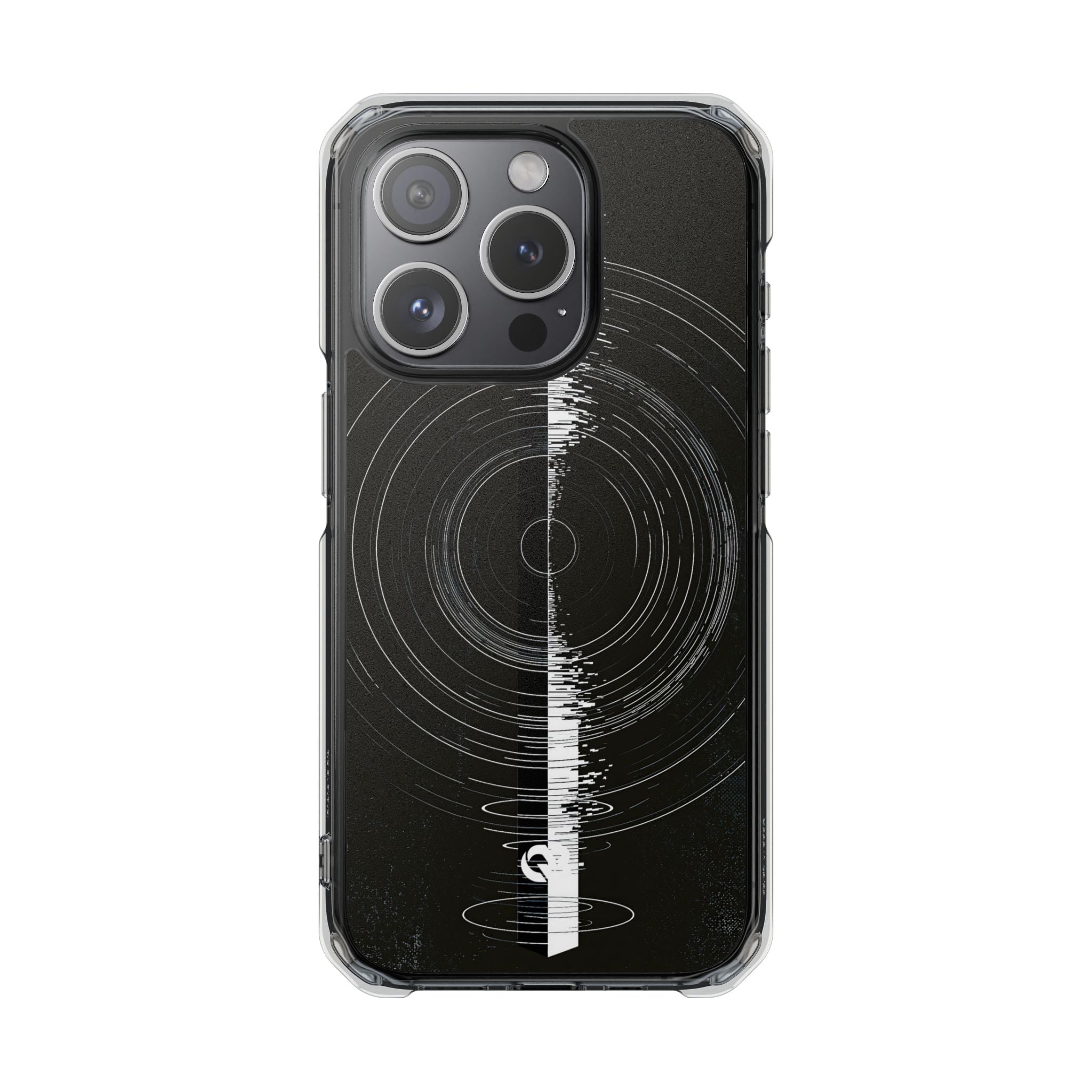 Black Impact MagSafe Phone Case for iPhone - Obsidian Orbital Signal