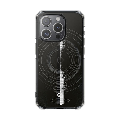 Black Impact MagSafe Phone Case for iPhone - Obsidian Orbital Signal