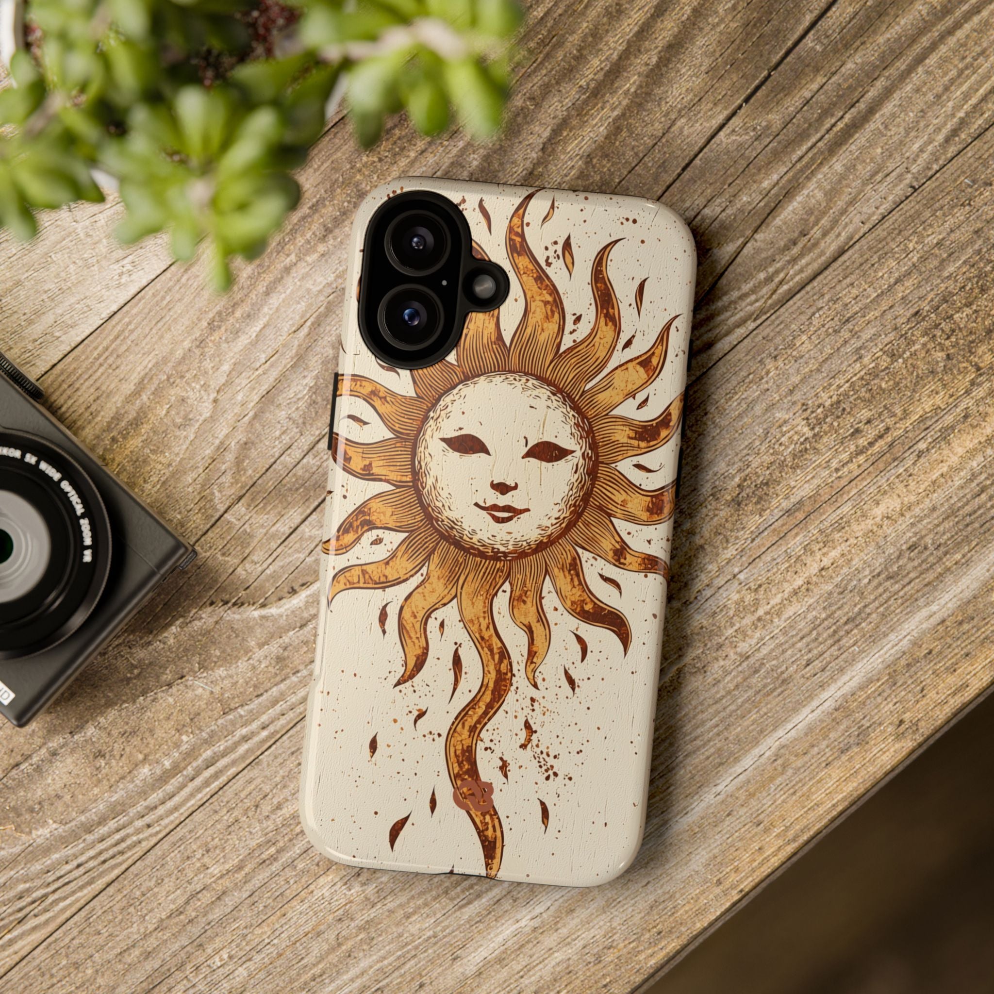 Rustic Solar Mask · Tough Phone Case for iPhone