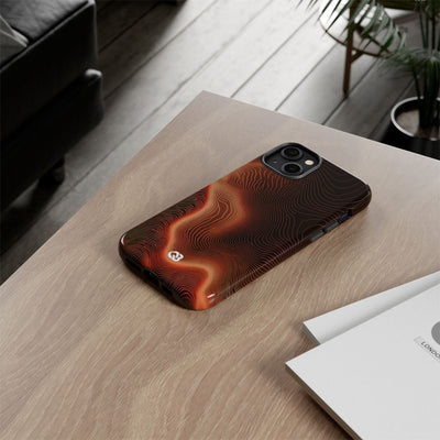 Caldera Ridge · Tough Phone Case for iPhone · Orange